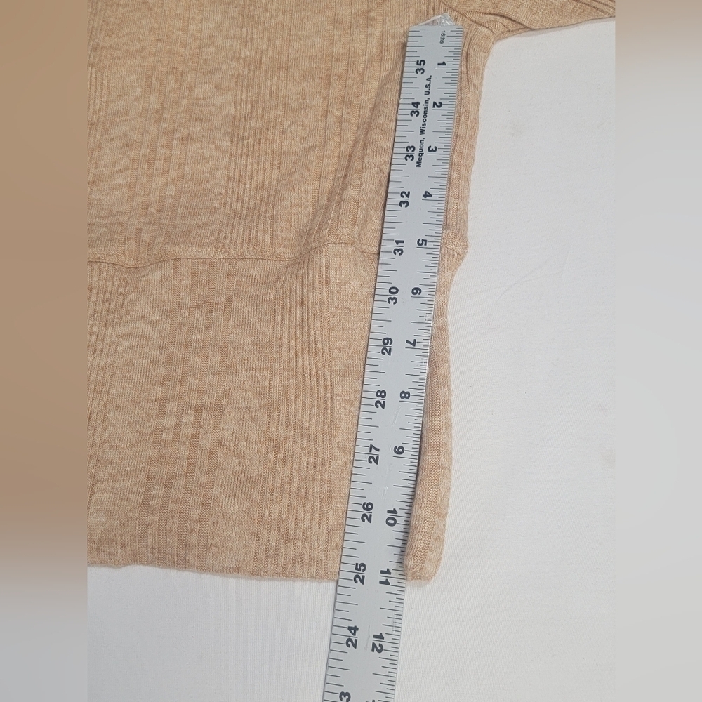 Band Of The Free Mock Neck Ribbed Long Sleeve Sweater Women's Size Small - Picture 5 of 9